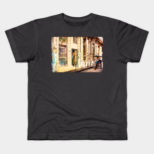 Looking Out For The Taxi Bike Kids T-Shirt